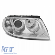 Headlight Right Suitable for VW Passat 3BG 00-05 Chrome H7/H7 TYC