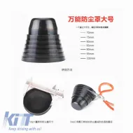 Headlight Rubber Cover Multisize Suitable For Sizes: 70mm, 75mm, 80mm, 85mm, 90mm, 95mm and 100mm (Height: 100mm) 1 Pc-image-6314829