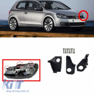 Headlight Tap Repair Left Kit suitable for VW Golf VI (6) 08-13