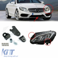 Headlight Tap Repair Left Kit Suitable for Mercedes-Benz C-Class W205 14-21