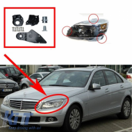 Headlight Tap Repair Left Kit suitable for Mercedes-Benz C-Class W204 07-14