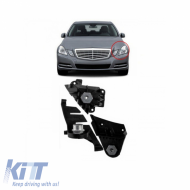 Headlight Tap Repair Left Kit suitable for Mercedes-Benz E-Class W212 09-12 Pre Facelift 3 Pieces