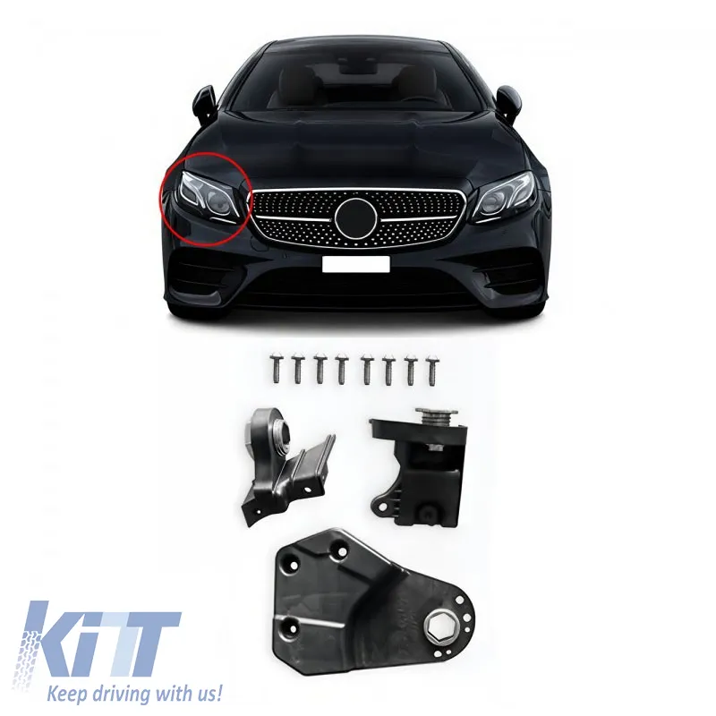 Headlight Tap Repair Right Kit suitable for Mercedes-Benz E-Class W213 16-20 Pre Facelift 14mm 3 Pieces