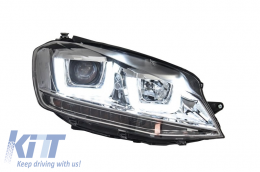 Headlights 3D LED DRL LED Turning Lights suitable for VW Golf 7 VII (2012-up) Chrome-image-5988510