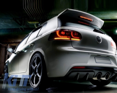 Headlights and Taillights Full LED suitable for VW Golf 6 VI (2008-2013) R20 U Design Dynamic Sequential Turning Light LHD-image-6043626