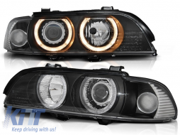 HEADLIGHTS ANGEL EYES BLACK fits BMW E39 09.95-06.03 - TTHB6027807