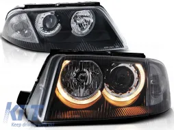 image-62-HEADLIGHTS ANGEL EYES BLACK fits VW PASSAT 3BG B5 FL 09.00-03.05