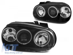 image-79-HEADLIGHTS ANGEL EYES CCFL BLACK fits VW GOLF 4 09.97-09.03