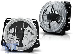 HEADLIGHTS ANGEL EYES CHROME fits VW GOLF II 2 08.83-08.91 - TTHV6027804