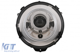 Headlights Bi-Xenon OEM Look suitable for Mercedes G-Class W463 (2005-2017) Chrome-image-6066937