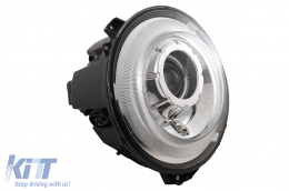 Headlights Bi-Xenon OEM Look suitable for Mercedes G-Class W463 (2005-2017) Chrome-image-6080433