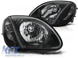 image-9-HEADLIGHTS BLACK fits MERCEDES R170 SLK 04.96-04