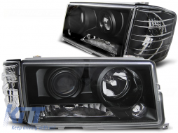 HEADLIGHTS BLACK fits MERCEDES W201/190 12.82-05.93 - TTHM6029690