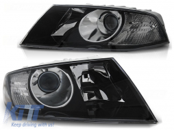 HEADLIGHTS BLACK fits SKODA OCTAVIA 04-08 - TTHS6027946