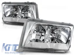 image-1-HEADLIGHTS CHROME fits MERCEDES W124 01.85-04.93