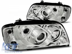 image-1-HEADLIGHTS CHROME fits MERCEDES W202 C-KLASA 06.93-06.00