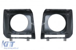 Headlights Covers with LED DRL Daytime Running Lights suitable for Mercedes G-Class W463 (2002-2018) G65 Design Chrome-image-6096817