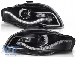 HEADLIGHTS DAYLIGHT BLACK fits AUDI A4 B7 11.04-03.08 - TTHA6027860