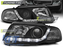 HEADLIGHTS DAYLIGHT BLACK fits AUDI A4 11.94-12.98