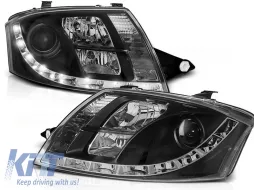 image-58-HEADLIGHTS DAYLIGHT BLACK fits AUDI TT 99-05