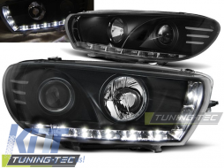 HEADLIGHTS DAYLIGHT BLACK fits VW SCIROCCO 08-04.14