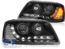 image-37-HEADLIGHTS DAYLIGHT BLACK fits VW T5 04.03-08.09