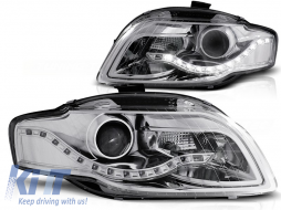 HEADLIGHTS DAYLIGHT CHROME fits AUDI A4 B7 11.04-03.08 - TTHA6028614