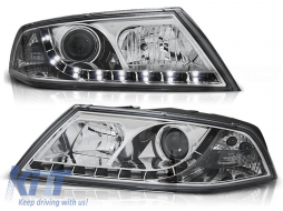 HEADLIGHTS DAYLIGHT CHROME fits SKODA OCTAVIA 2 03.04-08 - TTHS6028090