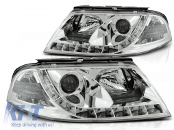 HEADLIGHTS DAYLIGHT CHROME fits VW PASSAT 3BG 09.00-03.05