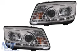 image-40-Headlights Daylight suitable for VW BORA (09.1998-05.2005) Chrome