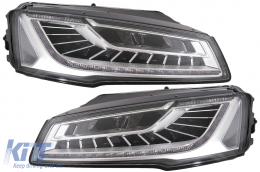 Headlights Full LED suitable for Audi A8 Sedan Facelift 4H D4 (2014-2017) Matrix Design - HLAUA8D4LED