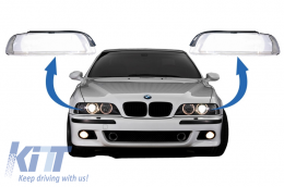 Headlights Glases Lens suitable for BMW 5 Series E39 Facelift (2000-2003) - HGBME39