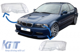 image-55-Headlights Glases suitable for BMW E46 Coupe Cabrio (1998-2003)
