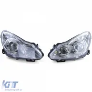 Headlights H1 H7 Pair Left Right for Opel Corsa D 06-11-image-6278480