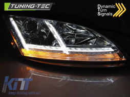 HEADLIGHTS LED CHROME SEQ fits AUDI TT 06-10 8J-image-6268280