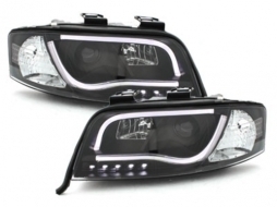 image-62-Headlights LED DRL suitable for Audi A6 4B (1997-2001) Black