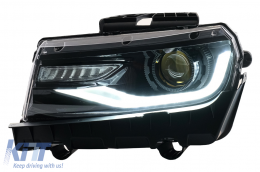 Headlights LED DRL suitable for Chevrolet Camaro Mk5 Facelift (2014-2015) Sequential Amber Dynamic Turning Lights Conversion to 2016+ Look-image-6068712