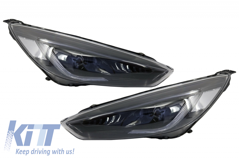 Chrome Black Headlight Front Lamp Fits Right FORD Focus Sedan Wagon 2008-2012