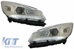 Headlights LED DRL suitable for FORD KUGA SUV (II) (2013-2016) LHD - HLFKUMK2