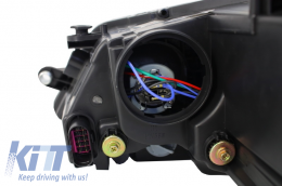 Headlights LED DRL suitable for VW Jetta Mk6 VI (2011-2017) Bi-Xenon Design Dynamic Flowing Signals Demon Look-image-6020981