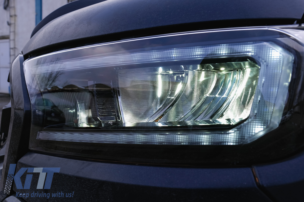 Headlights LED Light Bar suitable for Ford Ranger (2015-2020) LHD Full