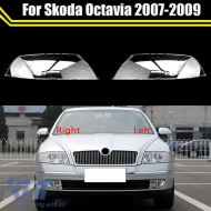 Headlights Lens Glasses Set suitable for Skoda Octavia 04-09 Sedan / Touring 2 Pcs