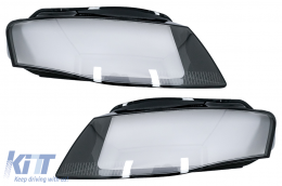 Headlights Lens Glasses suitable for Audi A4 B8 8K Sedan Avant (2008-2012) - HGAUA4B8NFL
