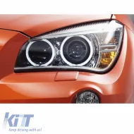 Headlights Lens Glasses suitable for BMW X1 E84 09-15 2 Pcs-image-6311056