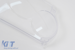 Headlights Lens Glasses suitable for Land Range Rover III Vogue L322 (2006-2009) Clear Glass Optics-image-6096079