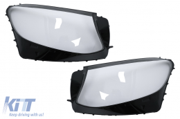 Headlights Lens Glasses suitable for Mercedes GLC X253 C253 (2015-2018) - HGMBGLCX253