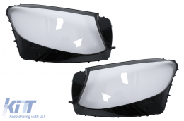 Headlights Lens Glasses suitable for Mercedes GLC X253 C253 (2015-2018)