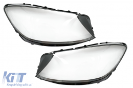 Headlights Lens Glasses suitable for Mercedes S-Class W222 Facelift (2017-2020) Clear - HGMBW222