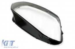 Headlights Lens Glasses suitable for VW Golf 7 VII (2013-2017) Clear-image-6085839