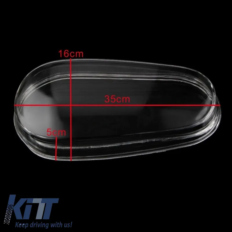 Headlights Lens Glasses suitable for VW Golf IV (4) 98-04 2 Pcs